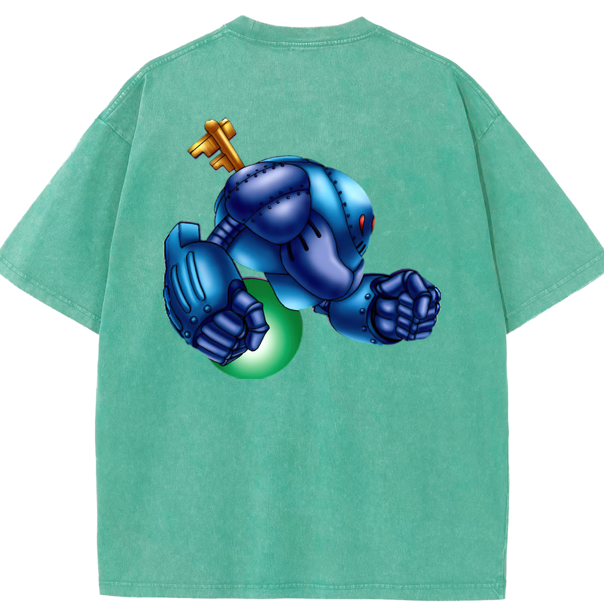（画像用） 遊☆戯☆王 Yu-Gi-Oh! 綿100% ヴィンテージ風 半袖Tシャツ（背面プリント）